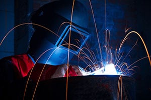 welder welding