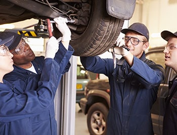 wrench in mechanics hand